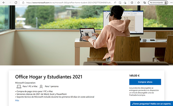 precio paquete office familia