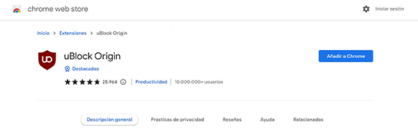 paso 2 para instalación de un adblocker