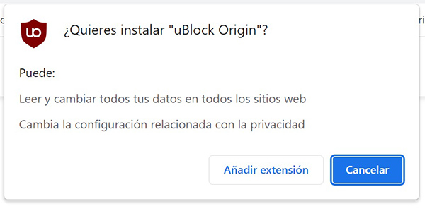 paso 3 para instalación del mejor adblocker gratuito