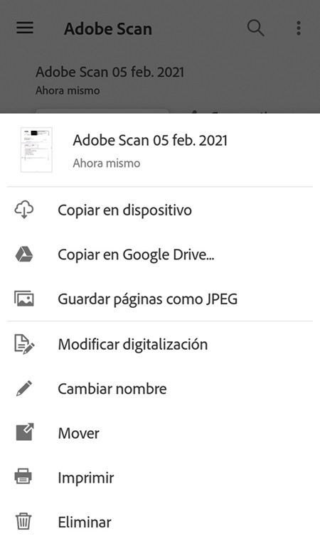 paso 4 para escanera documentos
