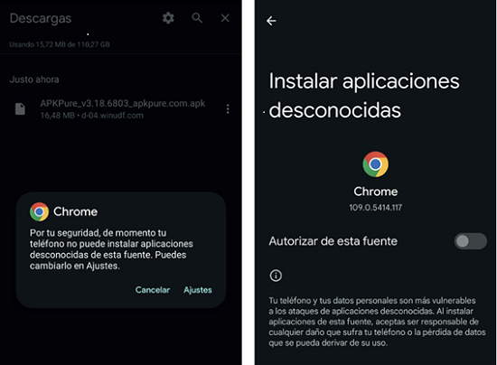 descargar apps forma segura