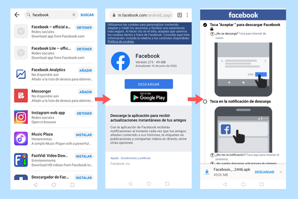 facebook secuencia