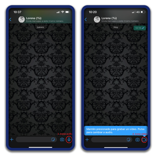 pasos para hacer videos instantaneos