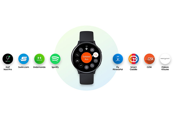 variedad de aplicaciones de samsung