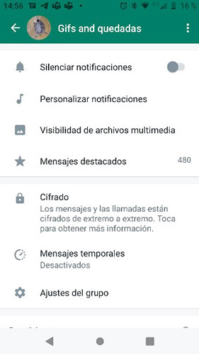 enviar mensajes temporales