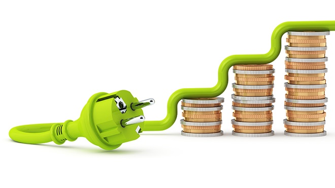 factura-electrica-enchufe-y-monedas