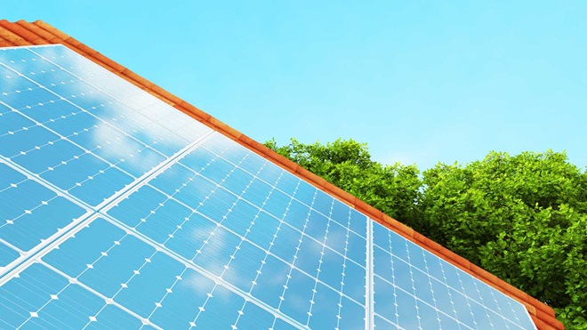 energia solar tejado cielo