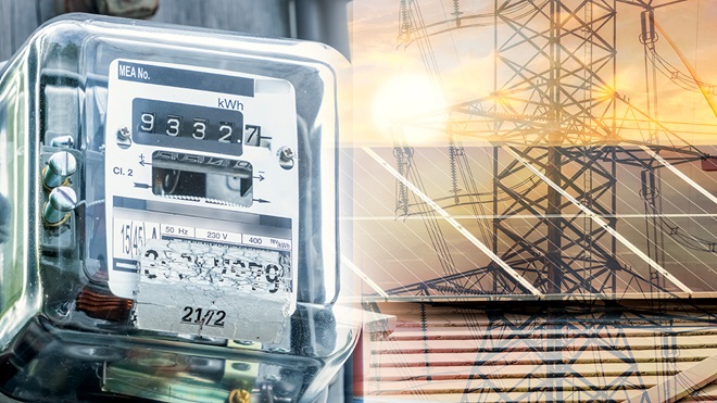 Paneles solares y batería virtual