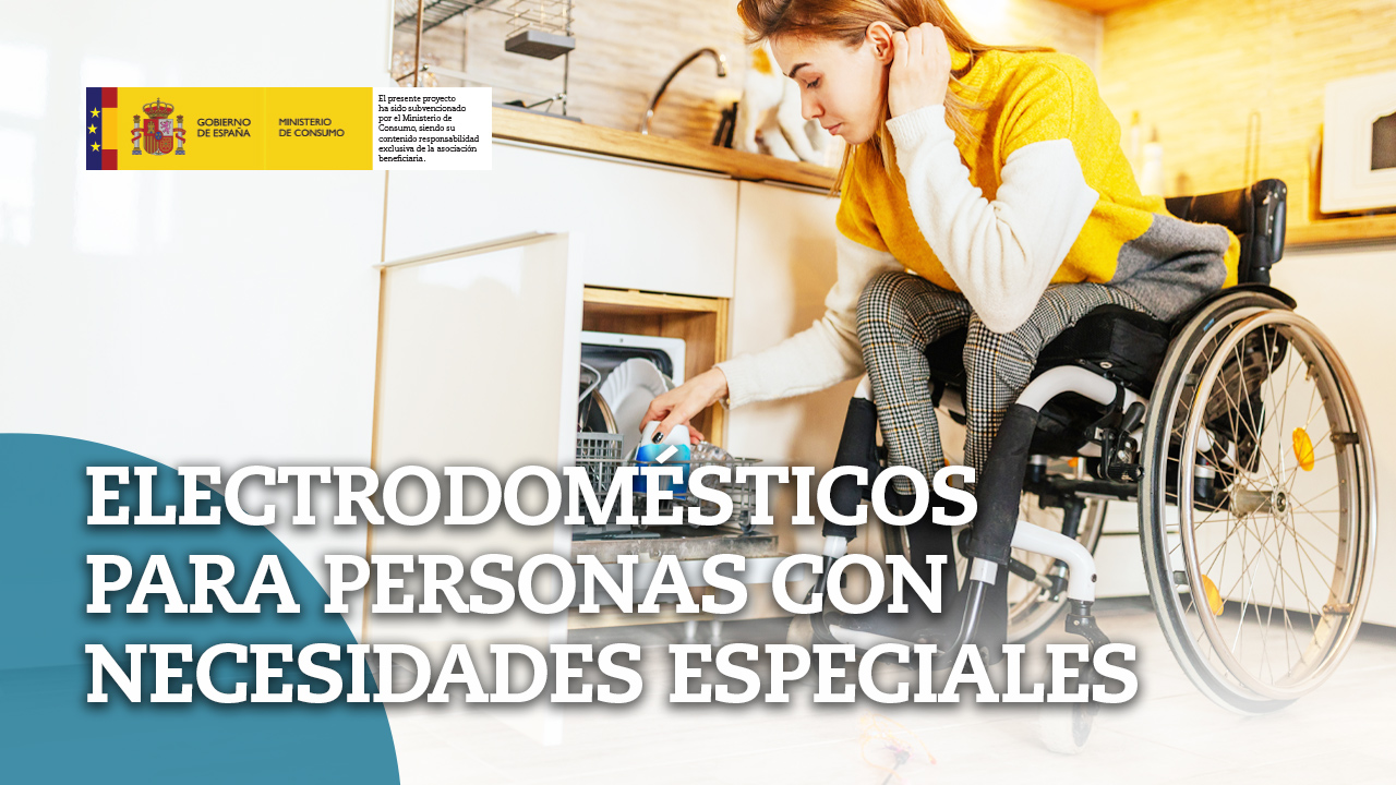 Electrodomésticos para personas con necesidades especiales