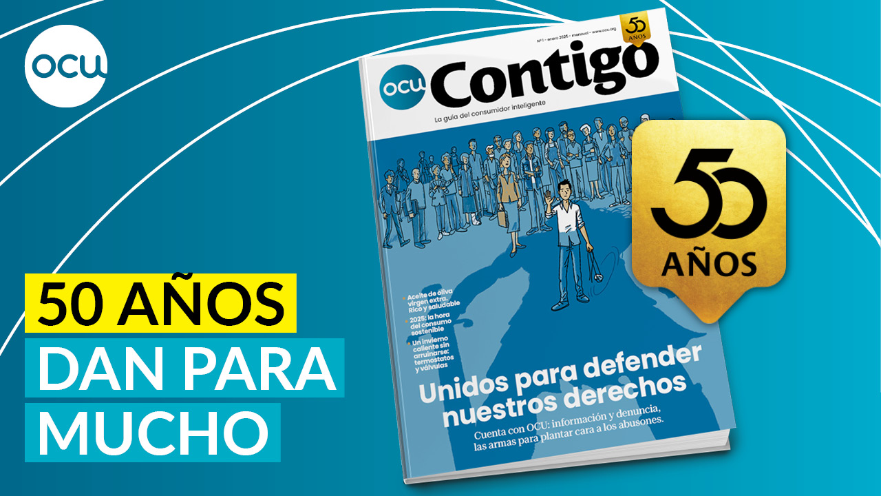 OCU celebra 50 años contigo lanzando OCU Contigo