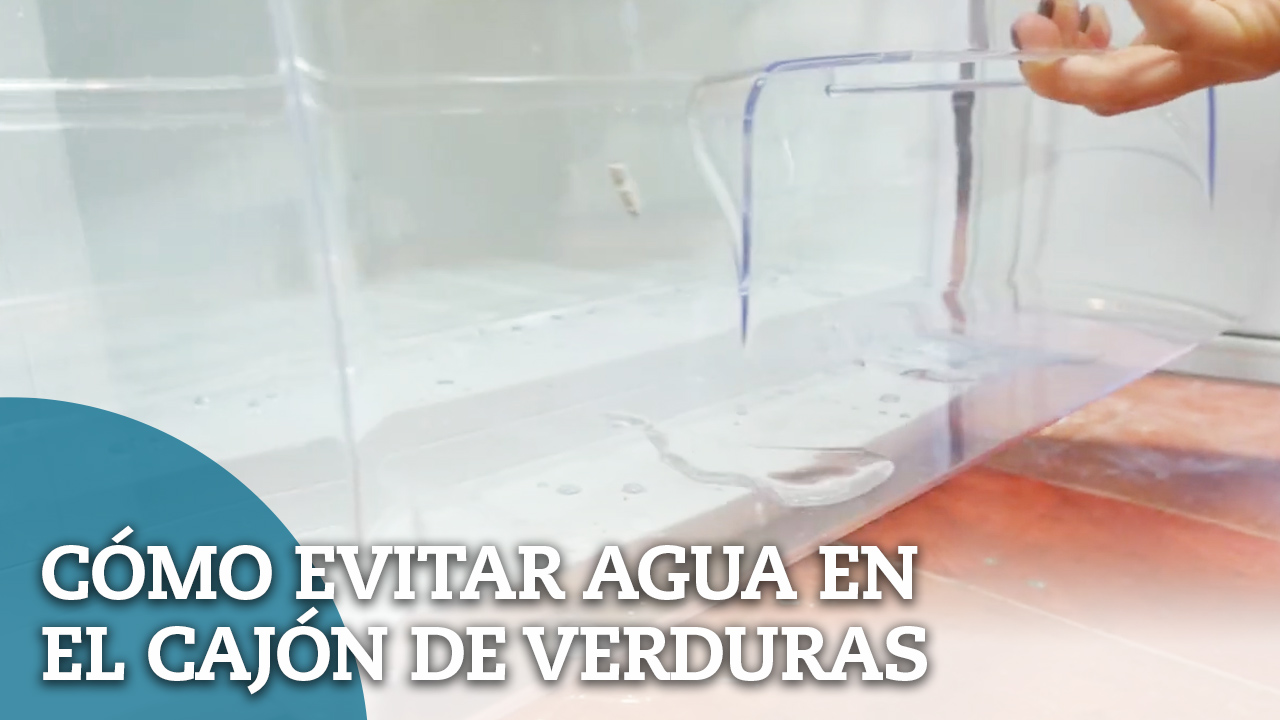 Cómo evitar el agua en el cajón de verduras del frigorífico