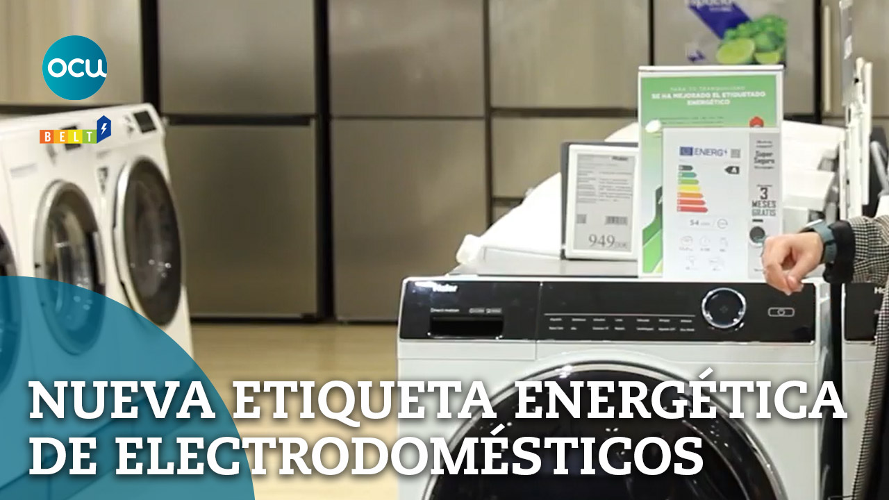 Nueva etiqueta energética de electrodomésticos