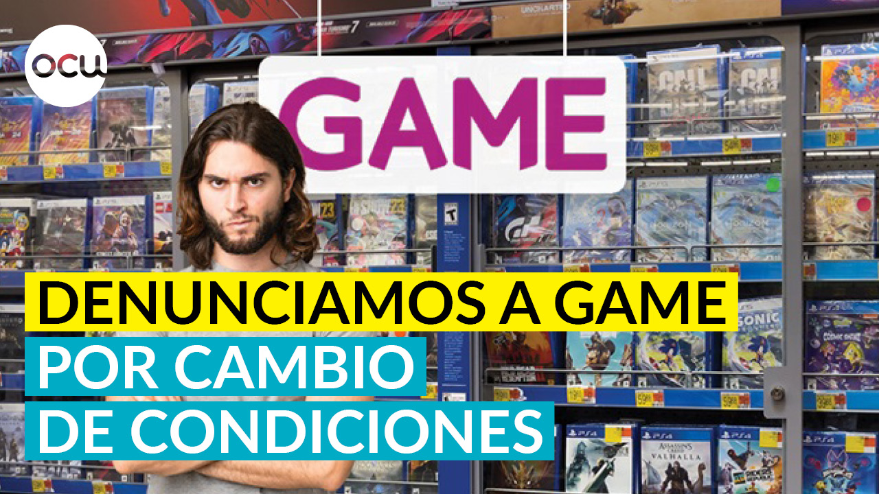 OCU denuncia a GAME por mala práctica
