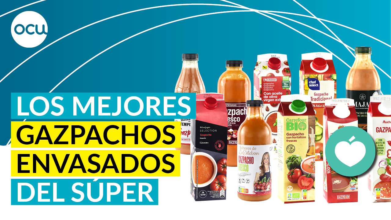 Los mejores gazpachos envasados
