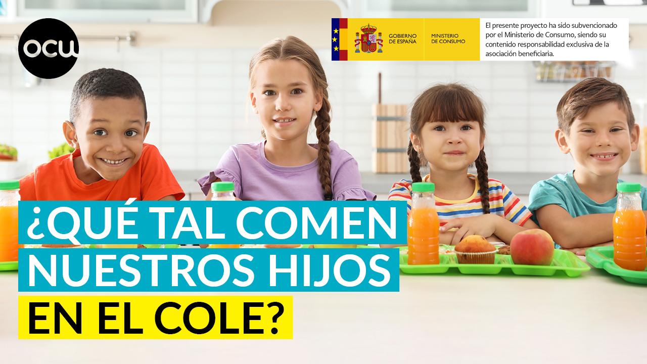 ¿Qué tal comen los niños en el cole?