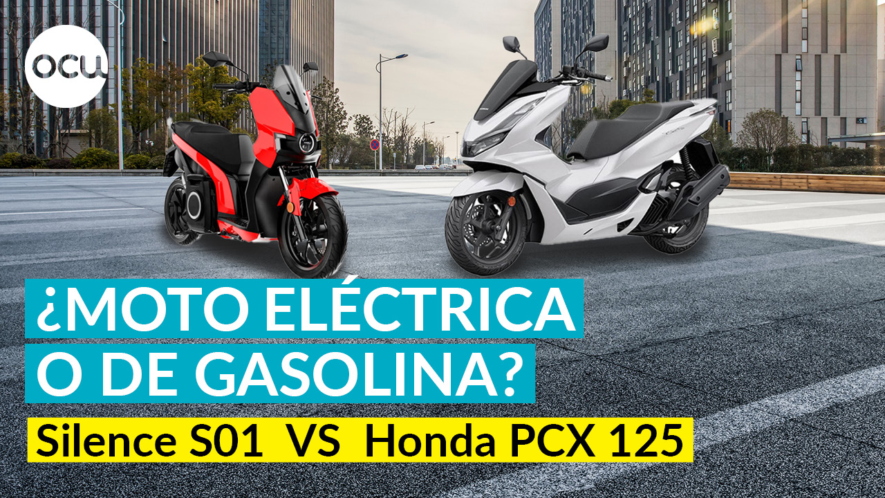 MOTO ELÉCTRICA ⚡VS MOTO GASOLINA / Silence S01 VS⚡ Honda PCX 125