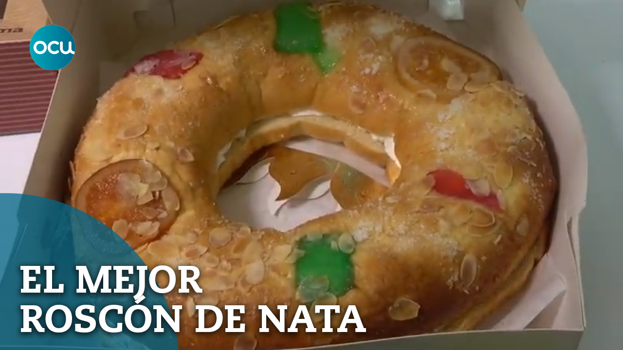 El mejor roscón relleno de nata de estas Navidades