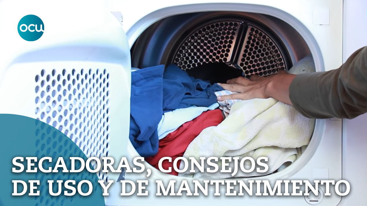 Secadoras: consejos de uso y de mantenimiento