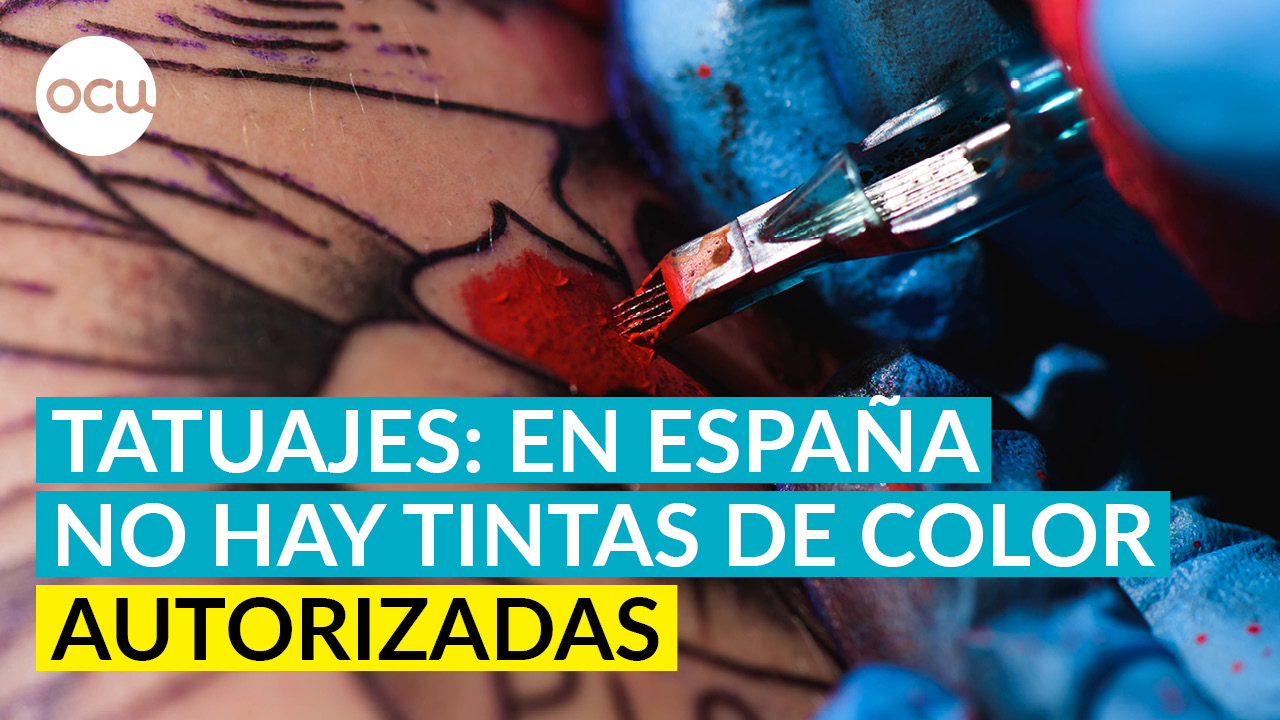 La tintas de colores no están autorizadas en España