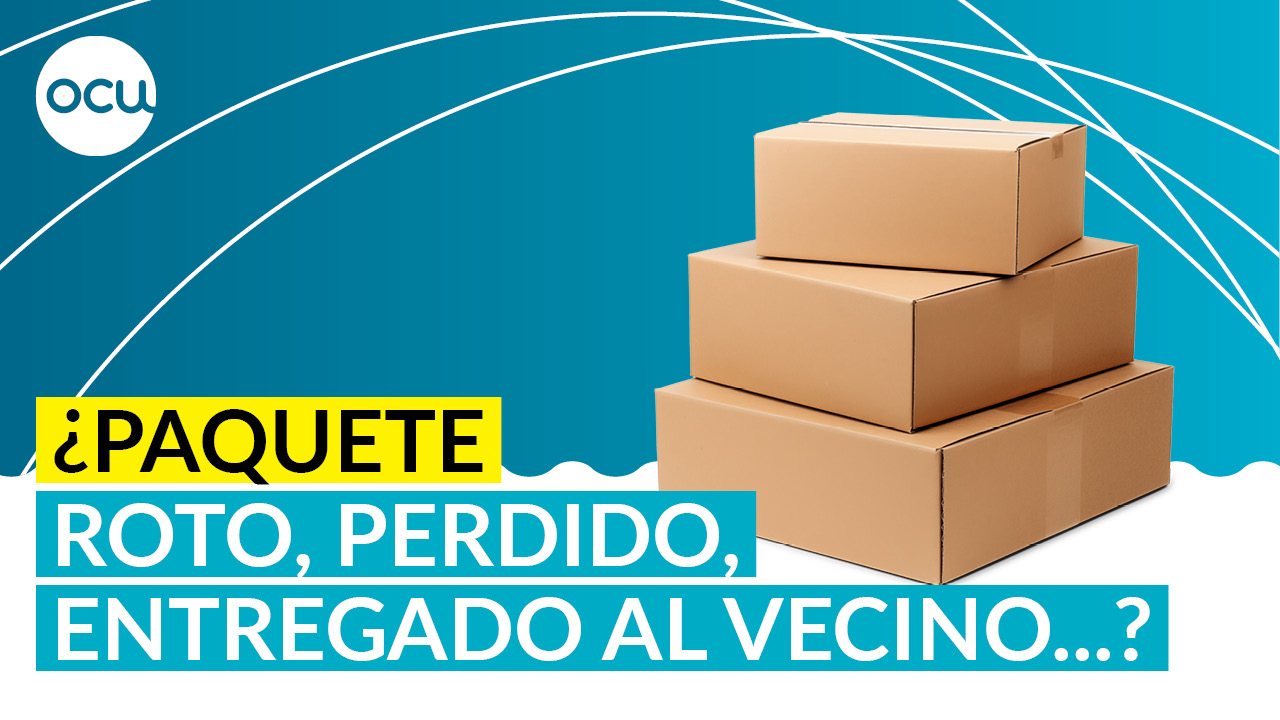 ¿Paquete roto, perdido, entregado al vecino...?