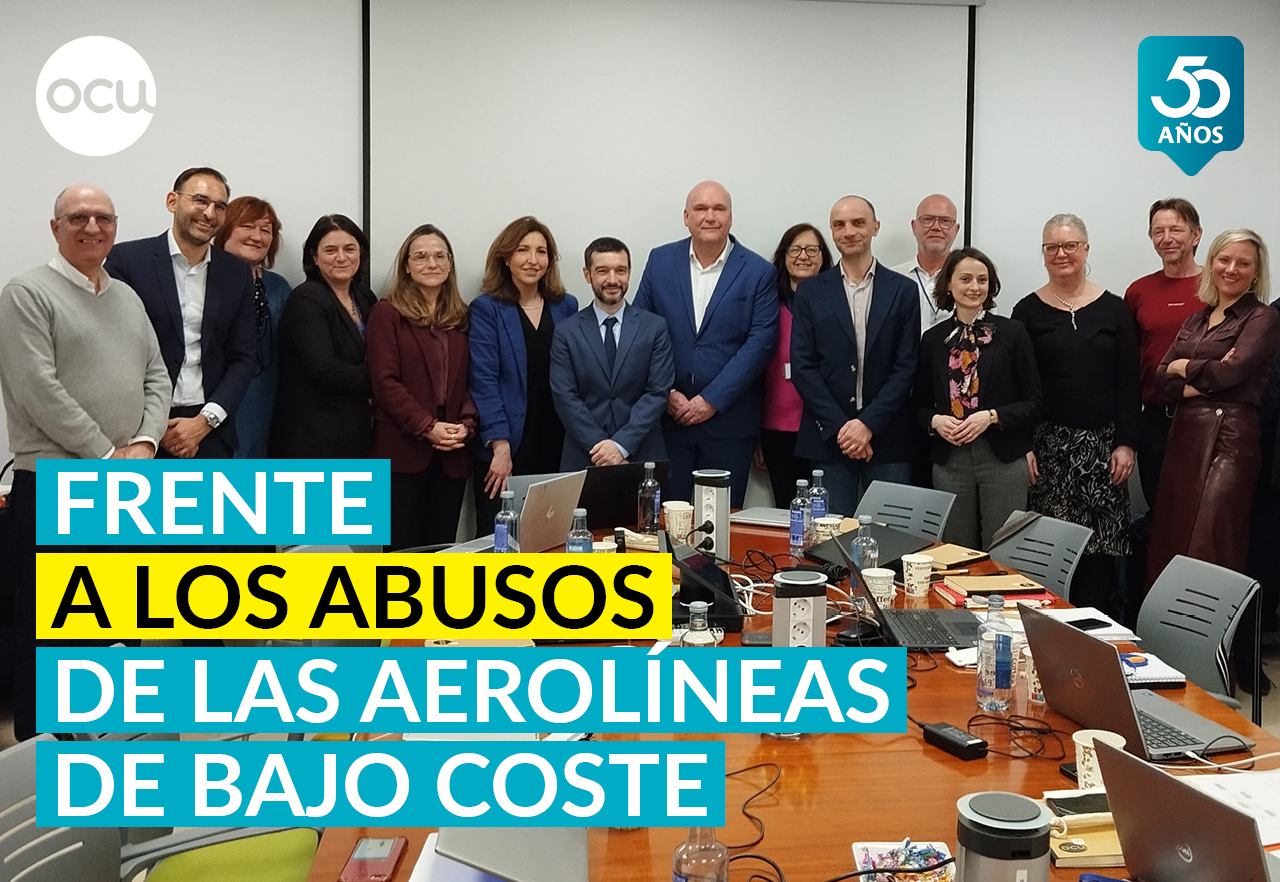 Consumidores europeos unidos frente a los abusos de las aerolíneas de bajo coste