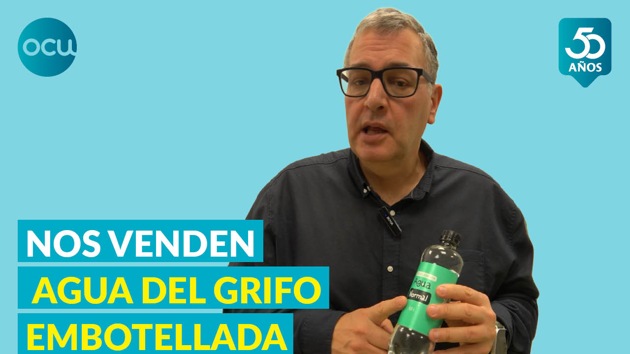 Agua embotellada que podría ser del grifo