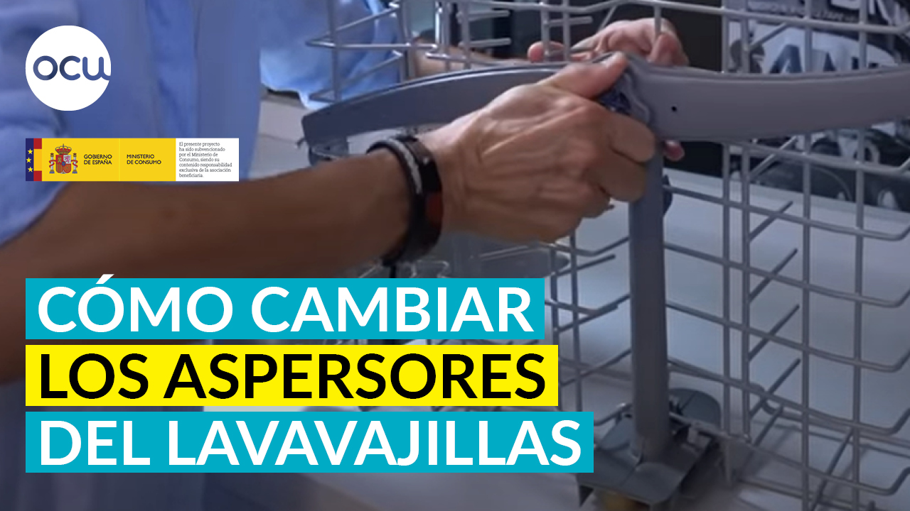 Cómo cambiar los brazos aspersores del lavavajillas