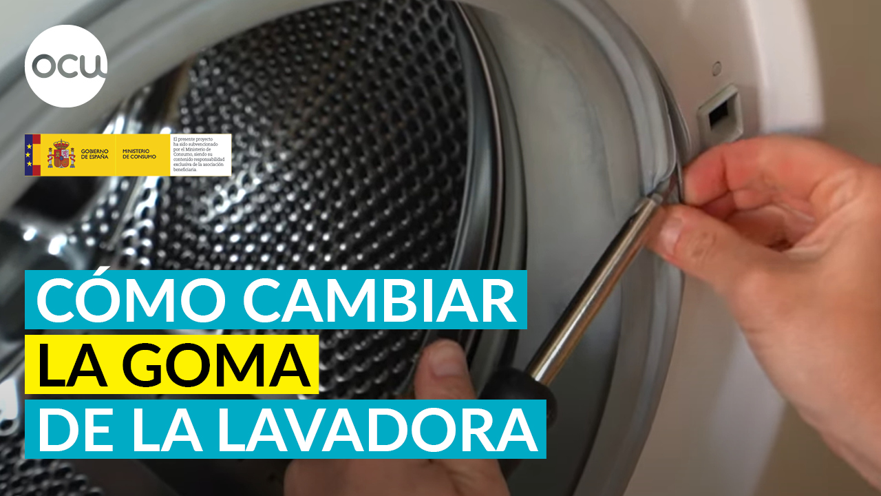 Cómo cambiar la goma de la lavadora
