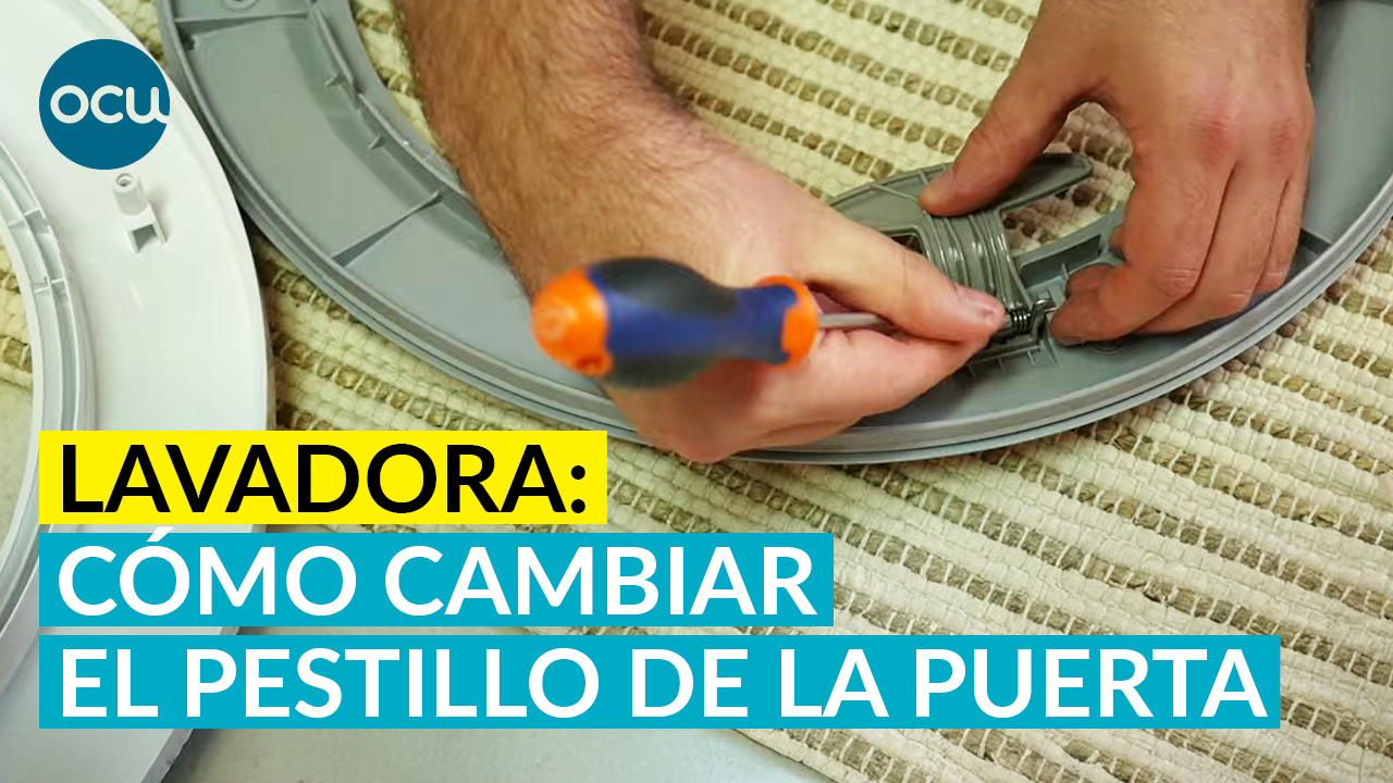 Como cambiar el pestillo del a puerta de la lavadora