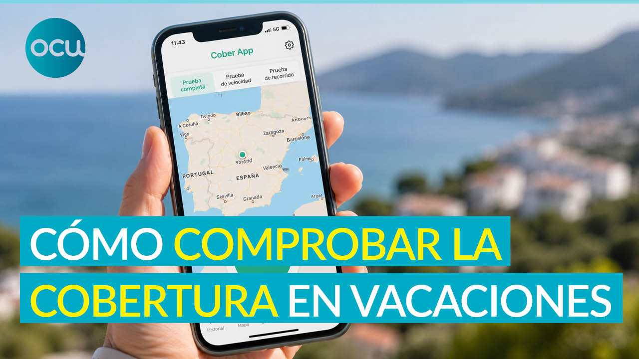 Antes de irte de vacaciones comprueba la cobertura de tu móvil 📶 para teletrabajar, llamar o navegar
