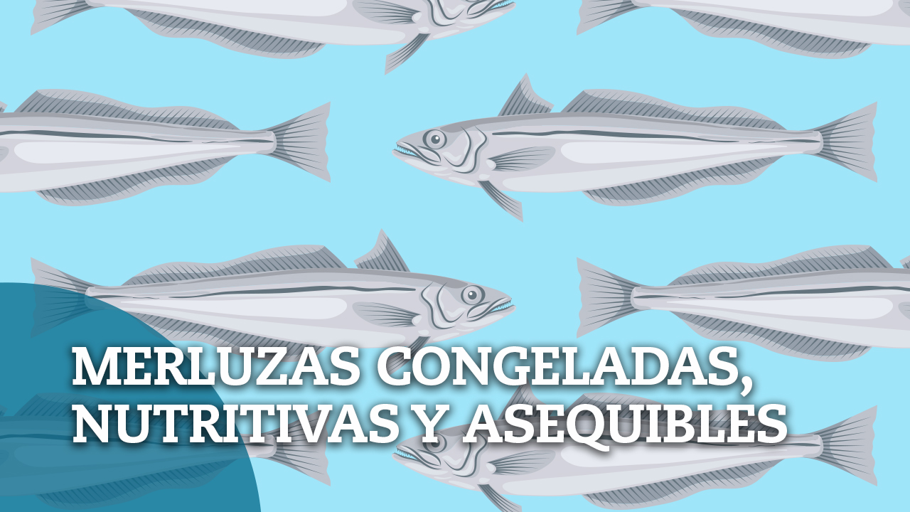 Merluza congelada... igual de nutritiva que la fresca