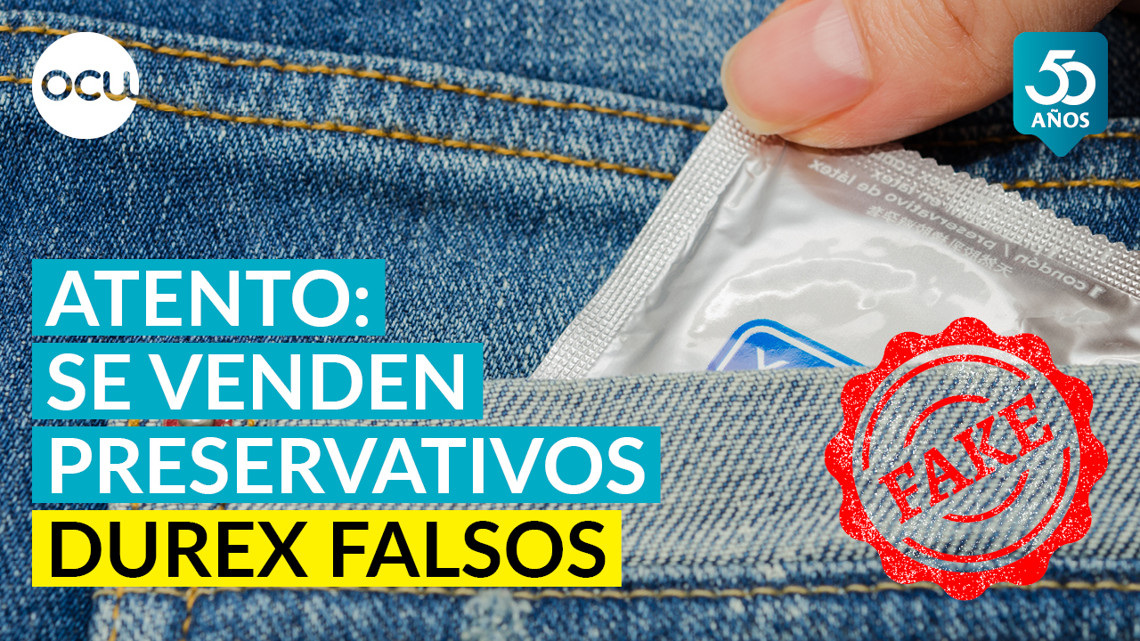 Alerta de preservativos Durex falsos