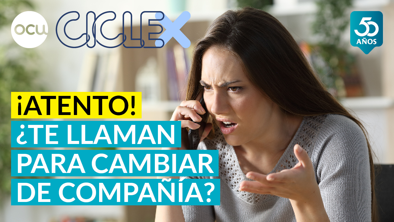 Llamadas comerciales para cambiar de compañía ¡atento!