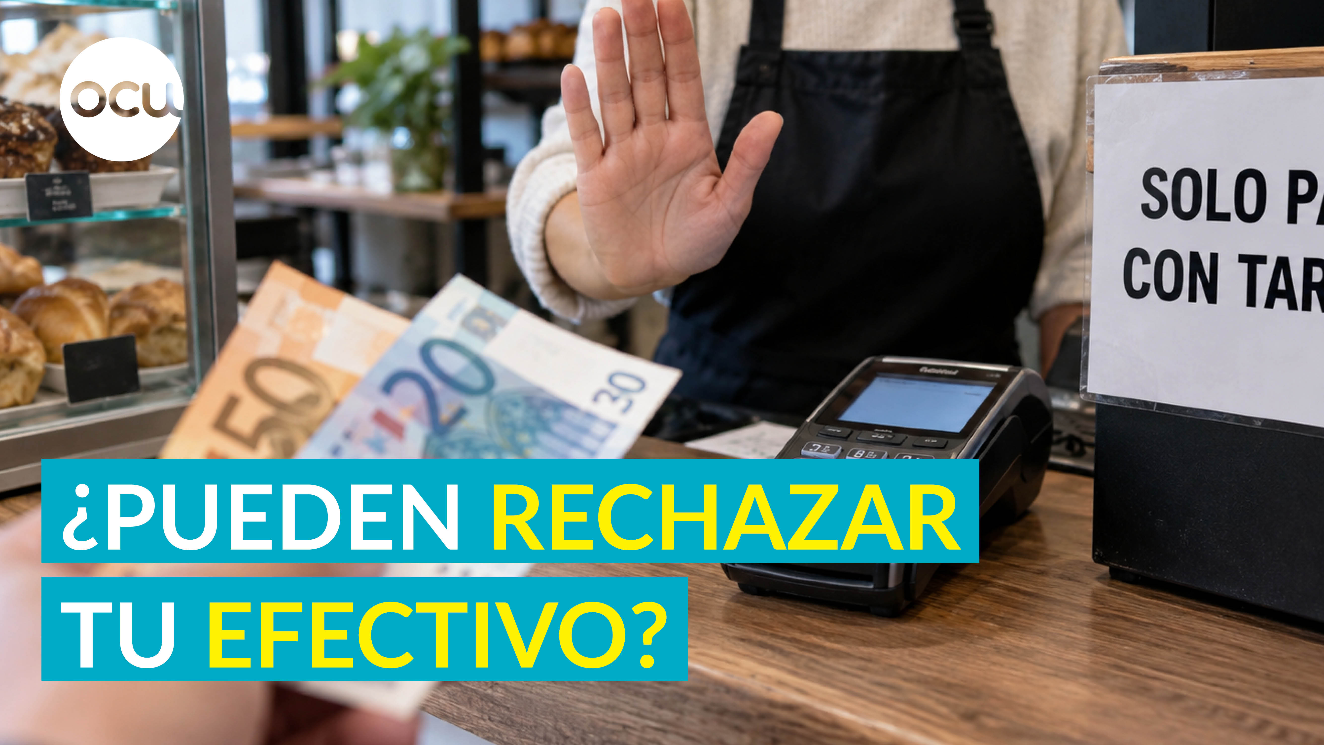 🚫¿Sabías que... no pueden negarse a aceptar dinero en efectivo?