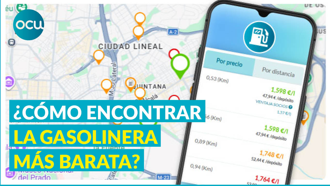 ⛽Ahorra dinero con la calculadora de gasolineras de OCU