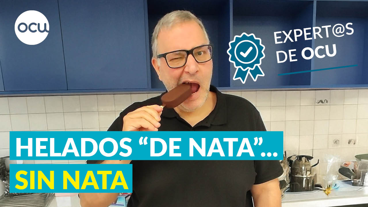 Los helados de nata del súper, ¿son de nata?