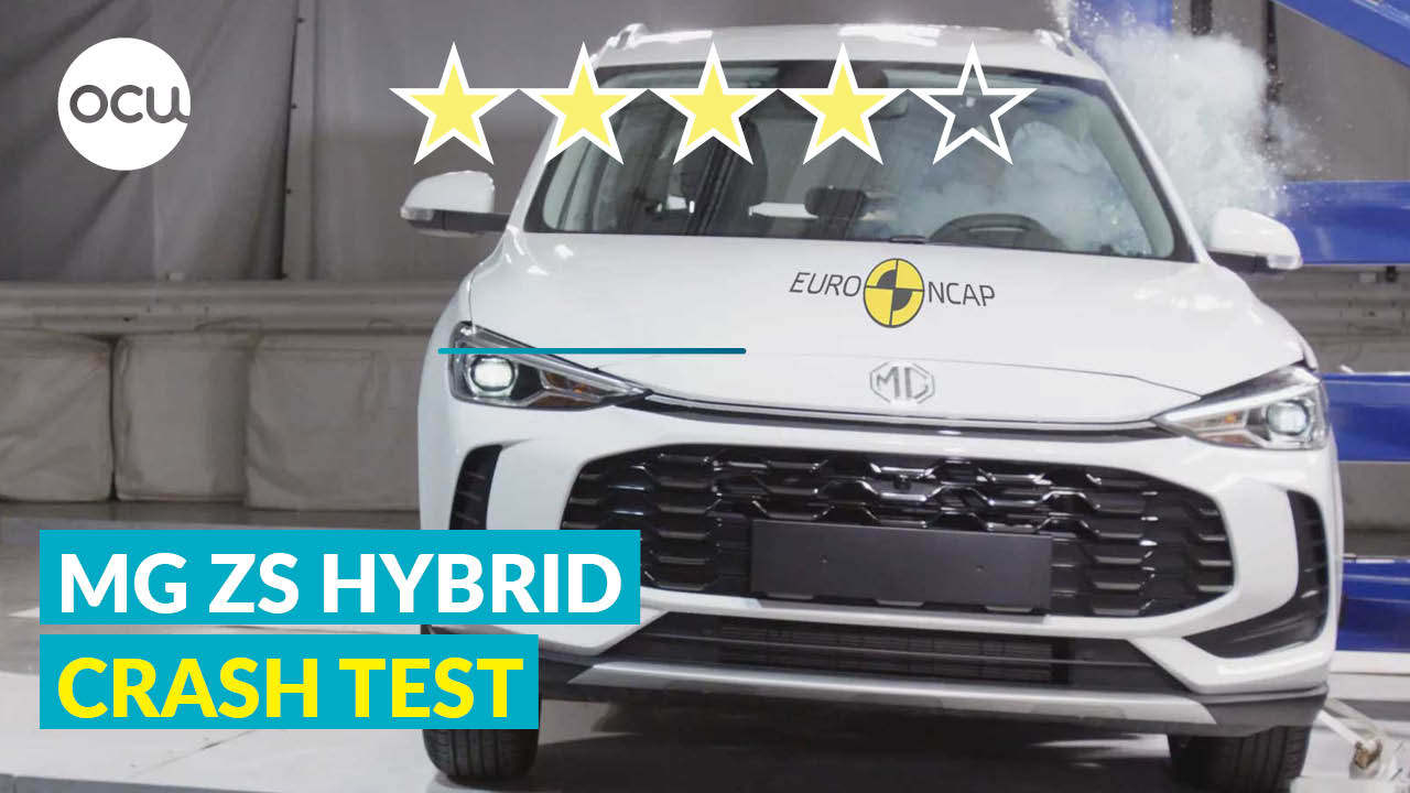 🚗💥 CRASH TEST del MG ZS HYBRID+ ¿Es realmente seguro este SUV híbrido chino?