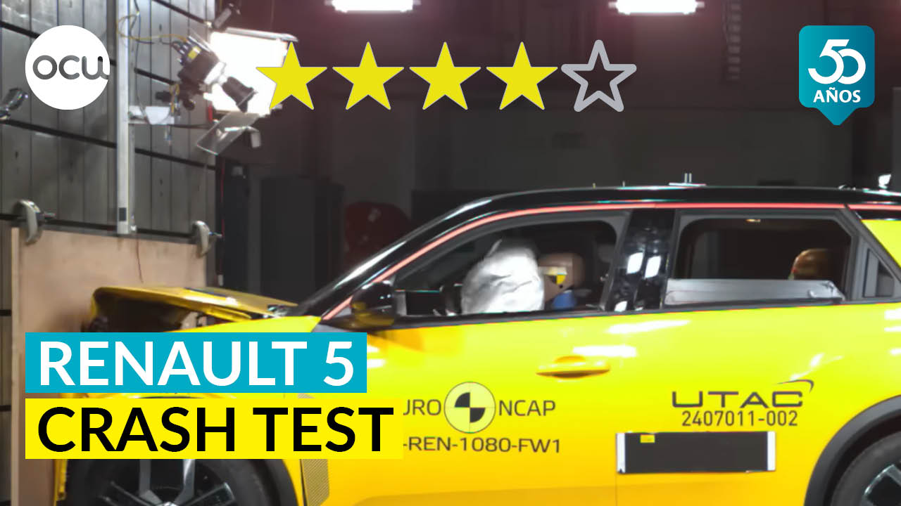 Crash Test del Renault 5 E-Tech Electric,