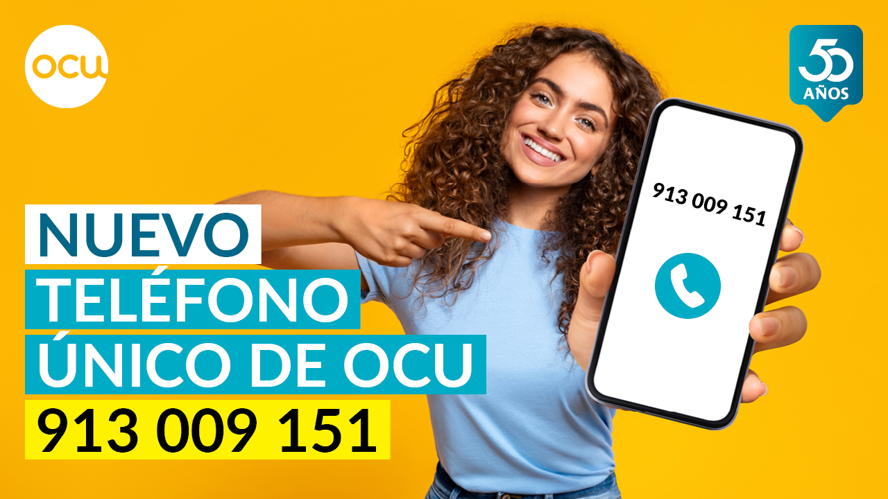 Nuevo teléfono UNICO de OCU