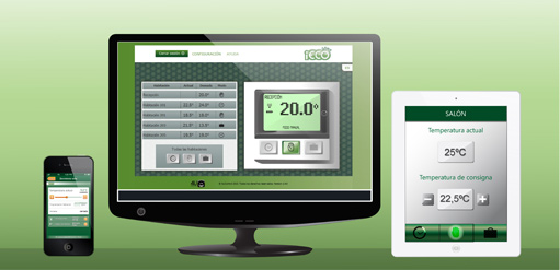 control remoto permite el máximo ahorro