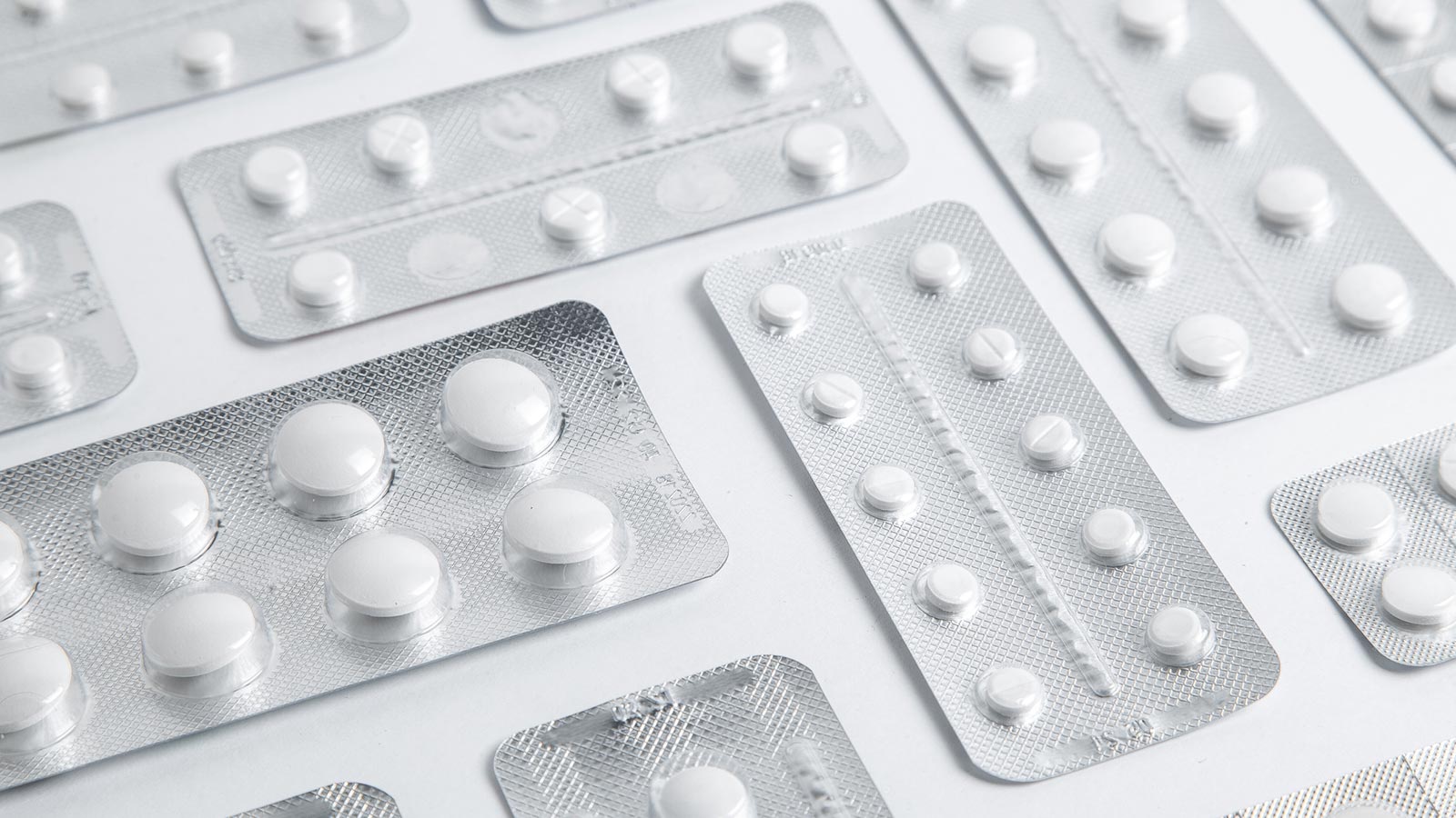 Blíster envase dosis antibiotico