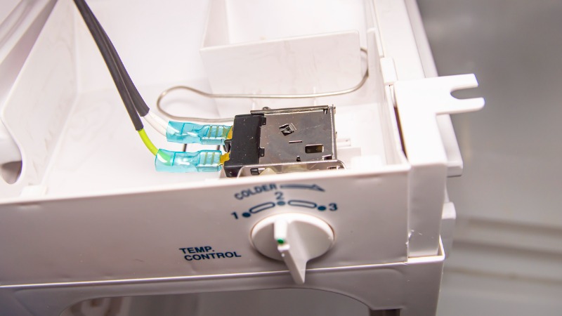 Botón de control de temperatura