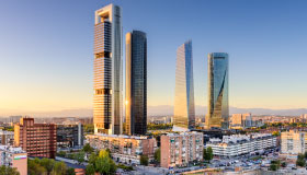 Madrid skyline