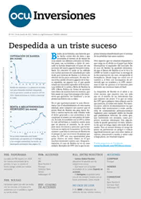 Revista semanal de OCU Inversiones nº 933.