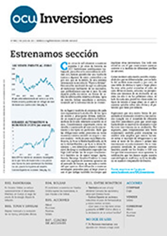 Portada de la revista semanal de OCU Inversiones nº 943.
