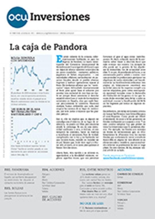 Portada de la revista semanal de OCU Inversiones nº 958.