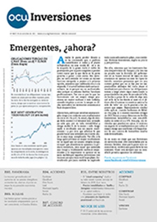 Portada de la revista semanal de OCU Inversiones nº 960.