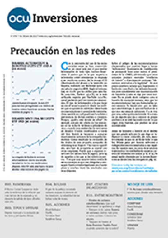 Portada de la revista semanal de OCU Inversiones nº 974.