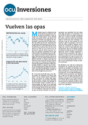 Portada de la revista semanal de OCU Inversiones nº 981.