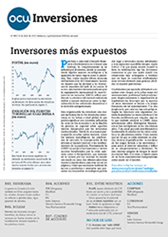 Portada de la revista semanal de OCU Inversiones nº 985.